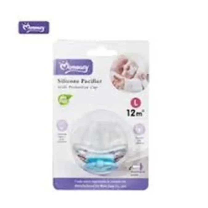Momeasy Silicone Pacifier W/Protective Cap 45539